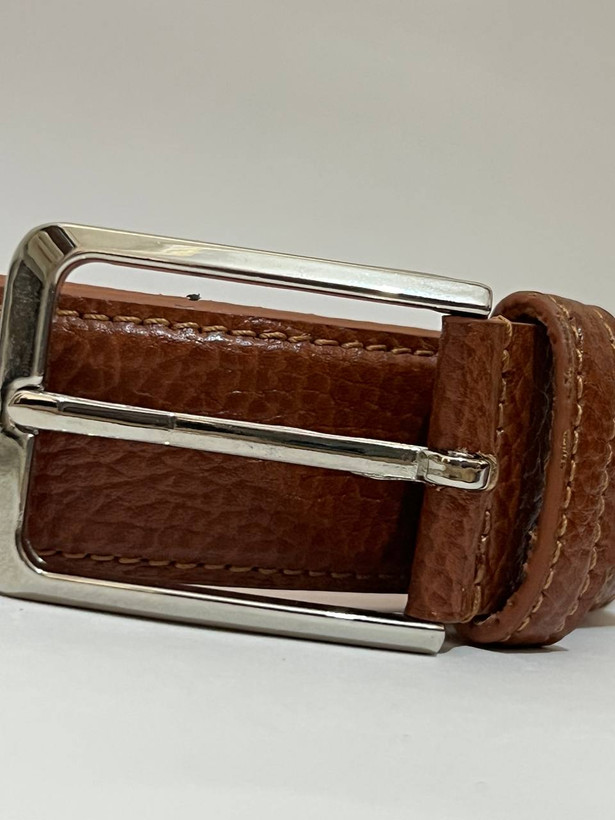 فروش کمر بند چرم طرح فلوتر رویه و آستر چرم طبیعی