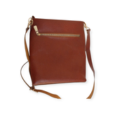 کیف دوشی چرم زنانه طرح نستعلیق مدل دست دوز