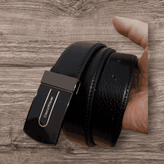کمر بند چرمی با پلاک