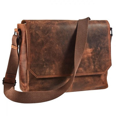 کیف دوشی مردانه بزرگ چرم طبیعی