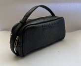 👜 شوزبگ چرمی طرح کروکودیل مشکی کد۱۱۴