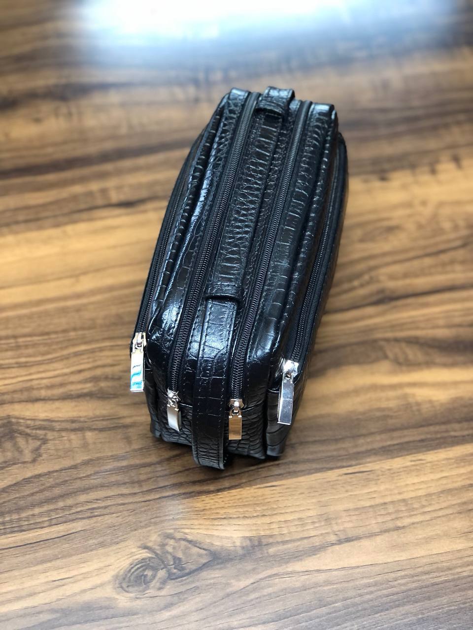 کیف لوازم مردانه (شوزبگ) چرم رکو کد ۳۰۵ انتخابی شیک برای آقایان خوش سلیقه