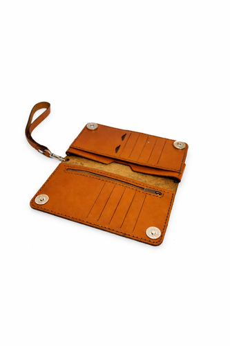 کیف پول کیهان چرم طبیعی دست دوز کد ۶۱۴